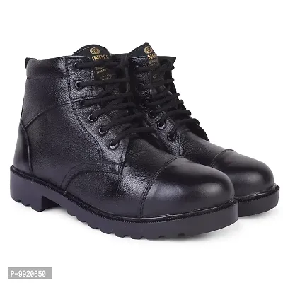 Blinder DMS Police NCC Army Military D.B. Black Boots For Men-thumb0