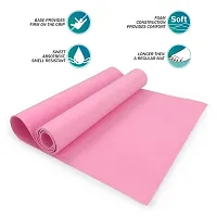 DecorSecrets Anti-Skid Yoga Mat for Men  Women, Exercise for Gym/Home Workout Fitness Green 6 mm Yoga Mat (Pink)-thumb1