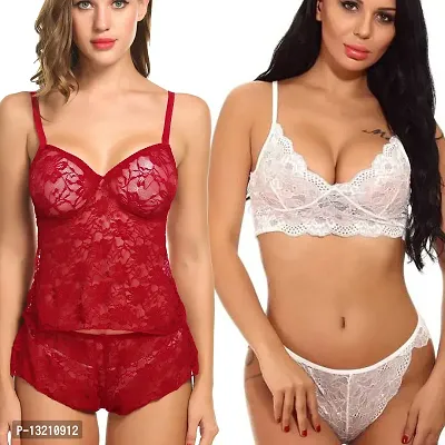 NWTs VS Sweetheart Lace Open Cup Halter Bra (size 32D) (color red