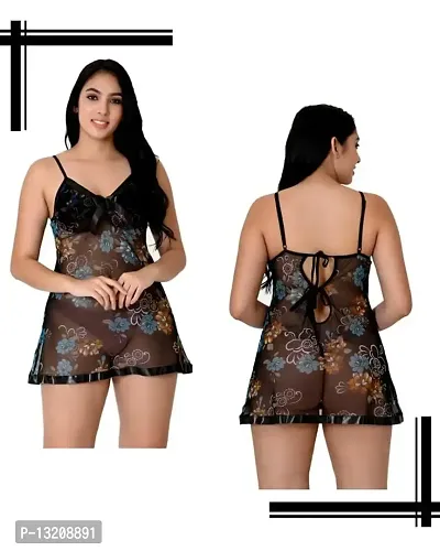 Buy Fihana Babydoll Lingerie Set For Honeymoon Girl Women Nightwear Sleepwear  Dress With Lace Online In India At Discounted Prices