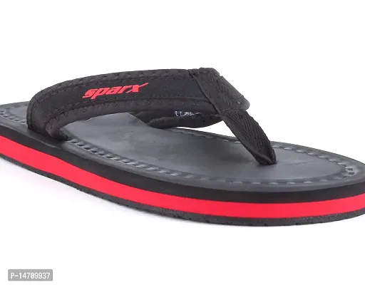 Sparx best sale black slippers