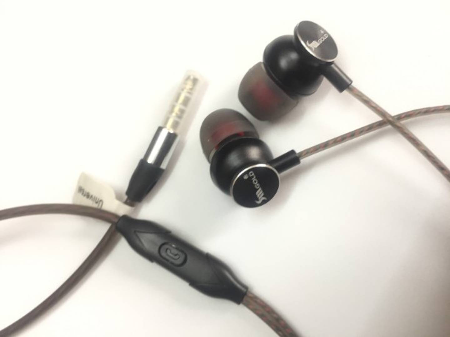 Gold SM T9 Headphone Stereo in Ear Earphone Wired Headset with Mic for All Smartphones Black