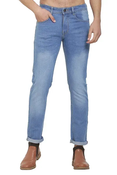 Stylish Cotton Blend Jeans