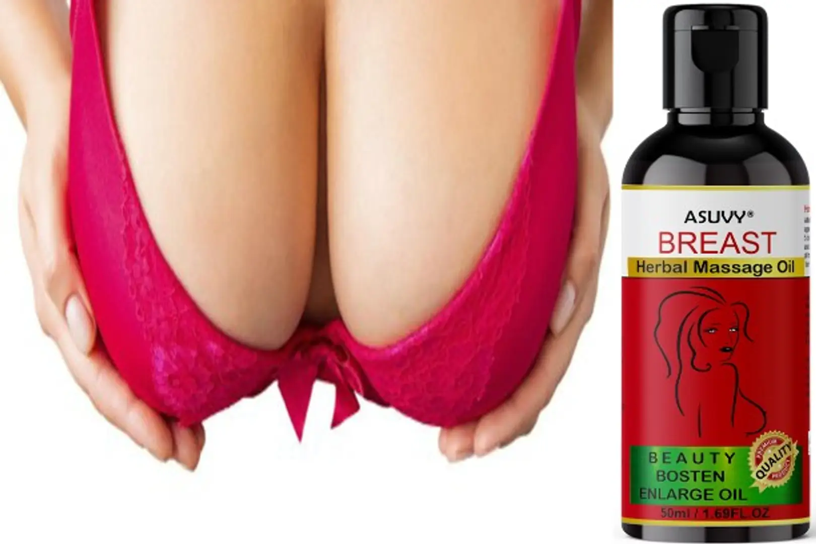 ASUVY Breast Booster Oil, Beauty Breast Enlarge Oil, Breast Massage Oil , Big  Boobs Oil(50ml)