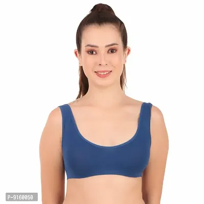 Buy Lomozan Non Padded Teenger Sports Free Size Bra (30-34) Black Online In  India At Discounted Prices