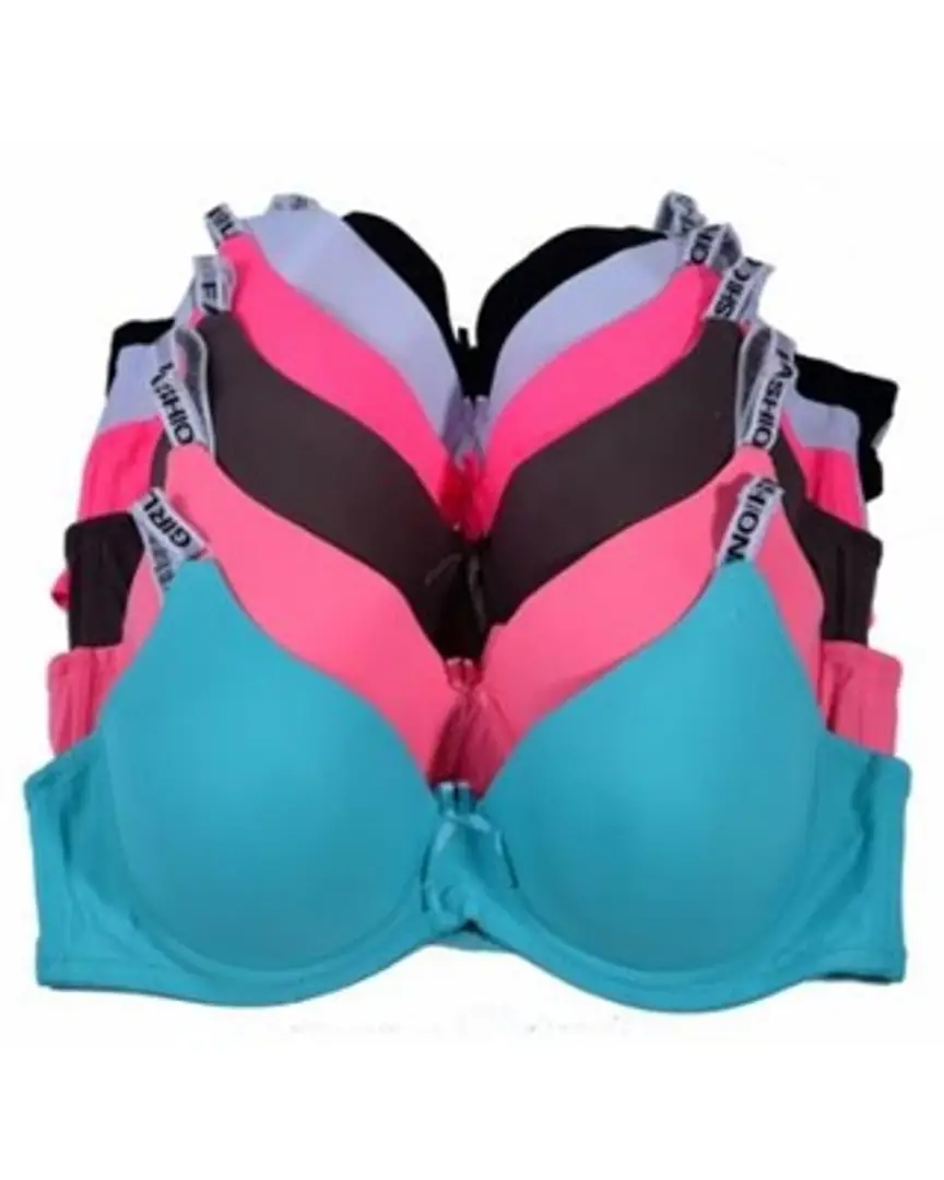 PACK OF 12 SOLID FANCY WOMEN SPORTS BRA SETS Blouse bra set combo pack cups  cup fitting in the bra and match with any cotton women chaddi penty for  pads less cambo