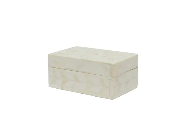 Indian Handmade Mother Of Pearl Storage Box for Home use.