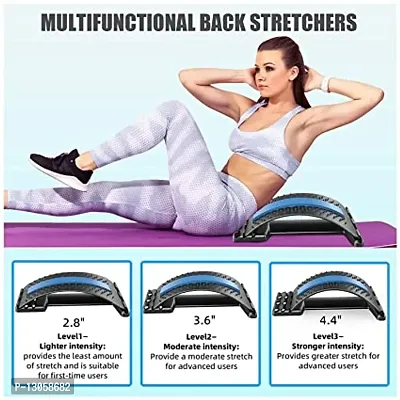 Buy Back Stretcher Device for Bed Chair Car, Multi-Level Lumbar Support  spine Board for Lower and Upper back Muscle pain relief With straps Online  In India At Discounted Prices