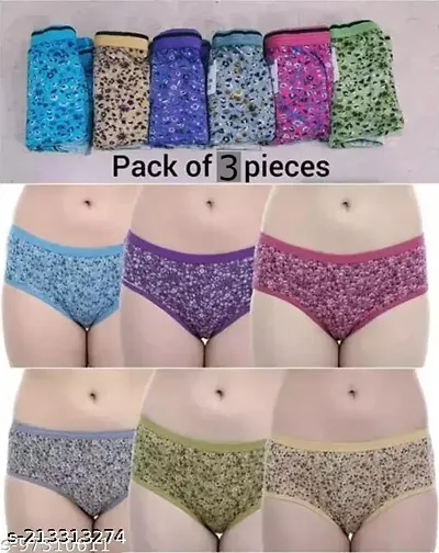 Panties Cool Ladies Fancy Cotton Panty, Model Name/Number: Cherry, 6 Pieces  at Rs 108/3 piece in New Delhi