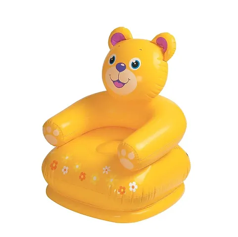 littewish Happy Animal Bear Plastic Chair Assortment (Multicolor)