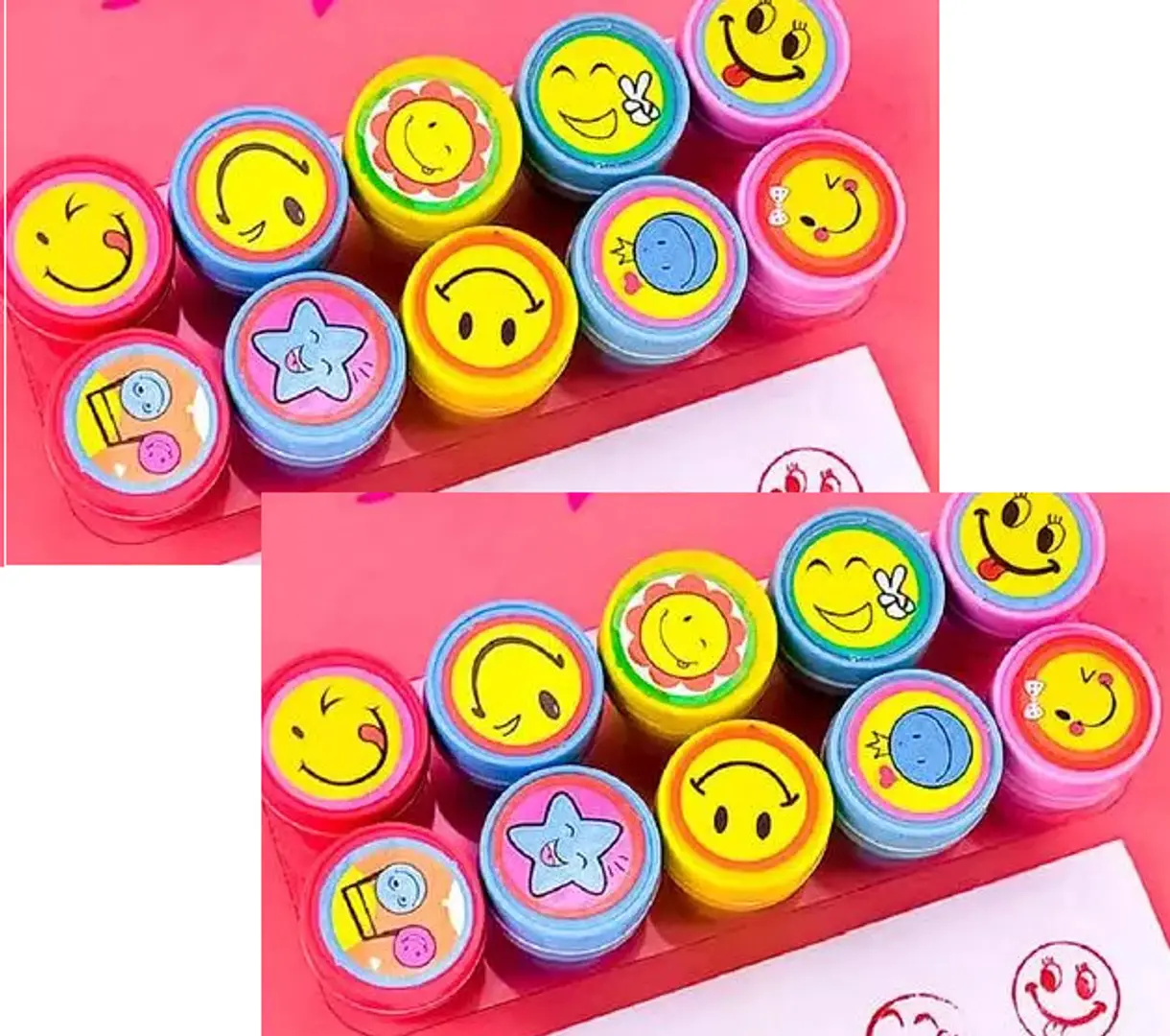 Buy Rubber Emoji Stamps 20 Pcs Emoji Stamp With Smile Design Face ...