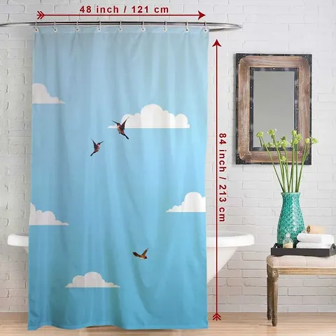 Designer Water Repellent Polyester Shower Curtain
