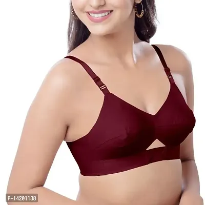 Ooxy High Quality Round Stitch Cotton Bra Women Full Coverage Non Padded  Bra - Buy Ooxy High Quality Round Stitch Cotton Bra Women Full Coverage Non  Padded Bra Online at Best Prices