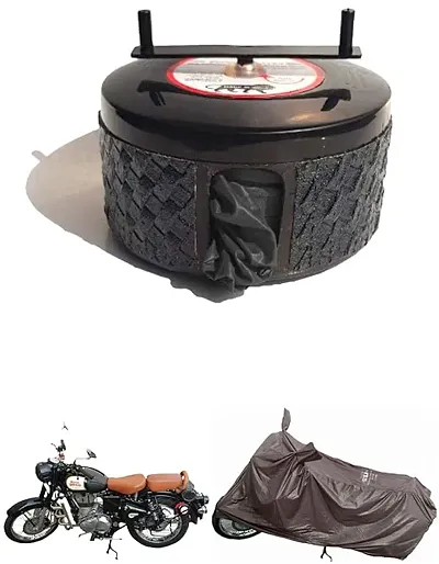 Bike Blazer Semi Automatic Bike Body Cover Universal Size Full Body Bike Cover Water Resistant For