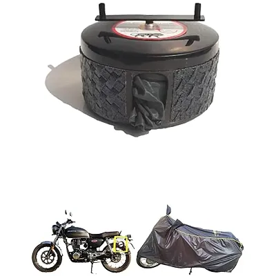 Bike Blazer Semi Automatic Bike Body Cover Universal Size Full Body Bike Cover Water Resistant For