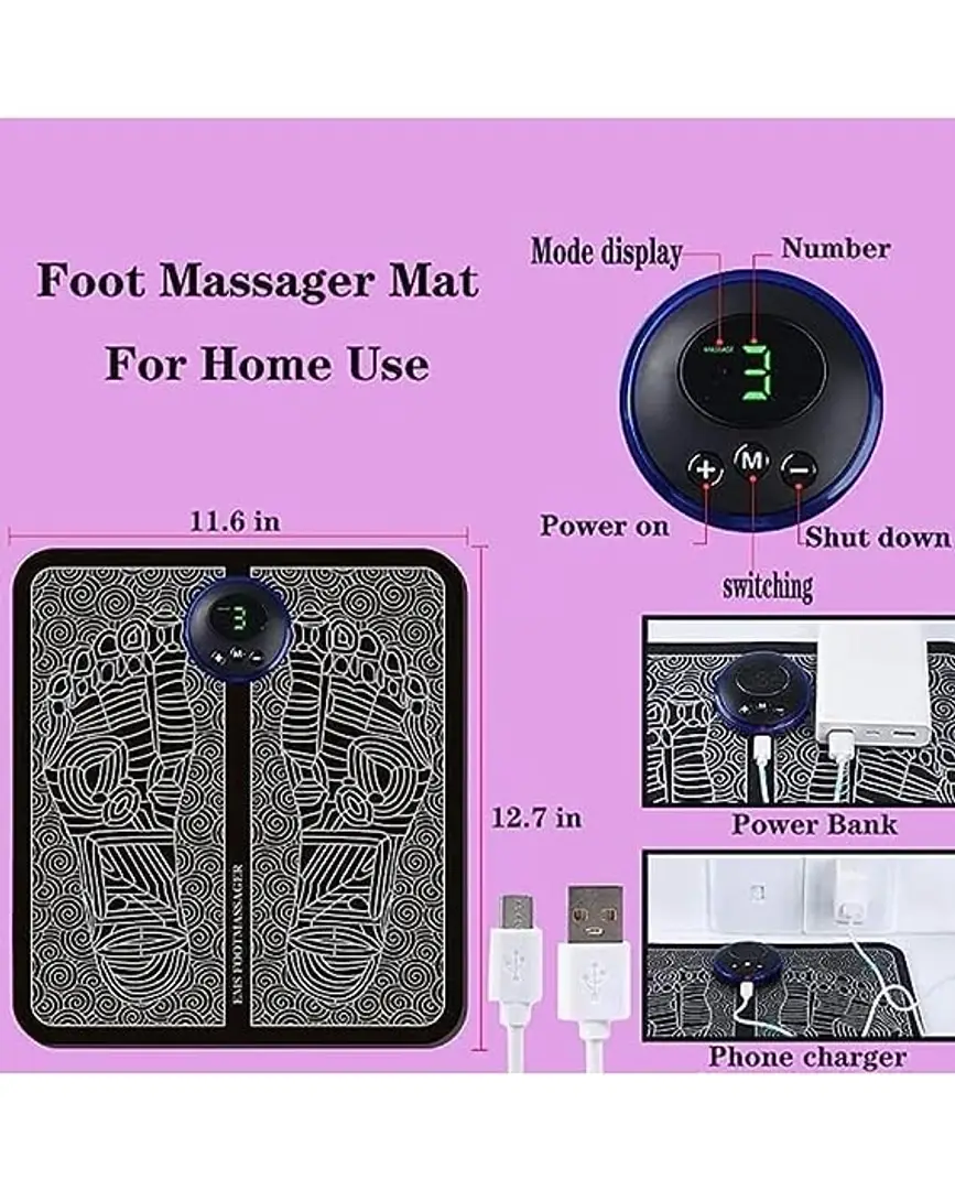 Buy EMS Foot Massager,Electric Feet Massager Deep Kneading Circulation