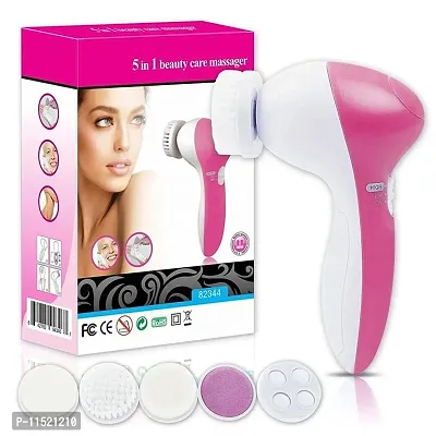 Buy 5 In 1 Portable Multi-Function Skin Care Electric Facial Massager 