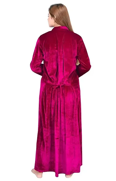 Woolen nighty gown on sale