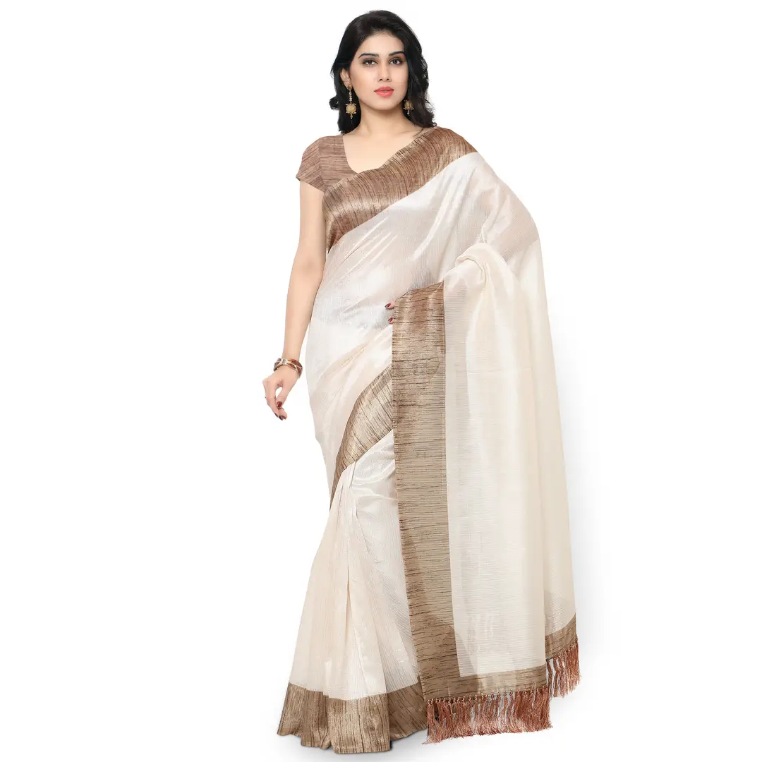 White Sarees: Buy Latest Indian Designer White saree Online - Utsav Fashion