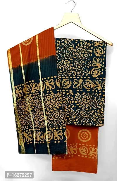 Deeptex Batik Plue Vol-18 Pure Cotton batik print dress Material