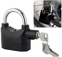 JGG Jain Gift Gallery Metal Anti Theft Burglar Pad Security Alarm Lock Lock  (Black)-thumb3