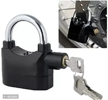 JGG Jain Gift Gallery Metal Anti Theft Burglar Pad Security Alarm Lock Lock  (Black)-thumb4