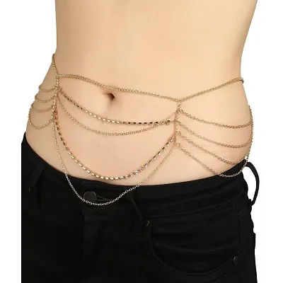 Multi Chain Belly Chain For Women