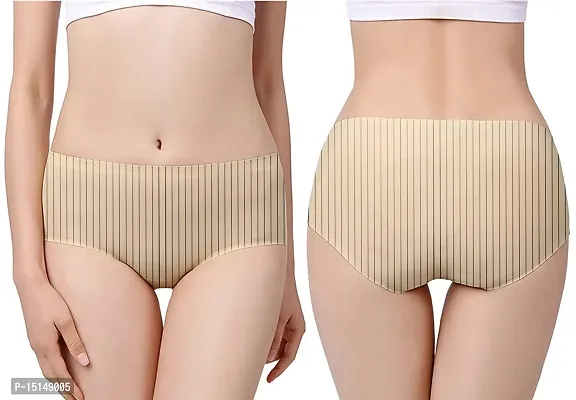 Dressably Pack of 3 Women's Seamless Hipster Ice Silk Panty