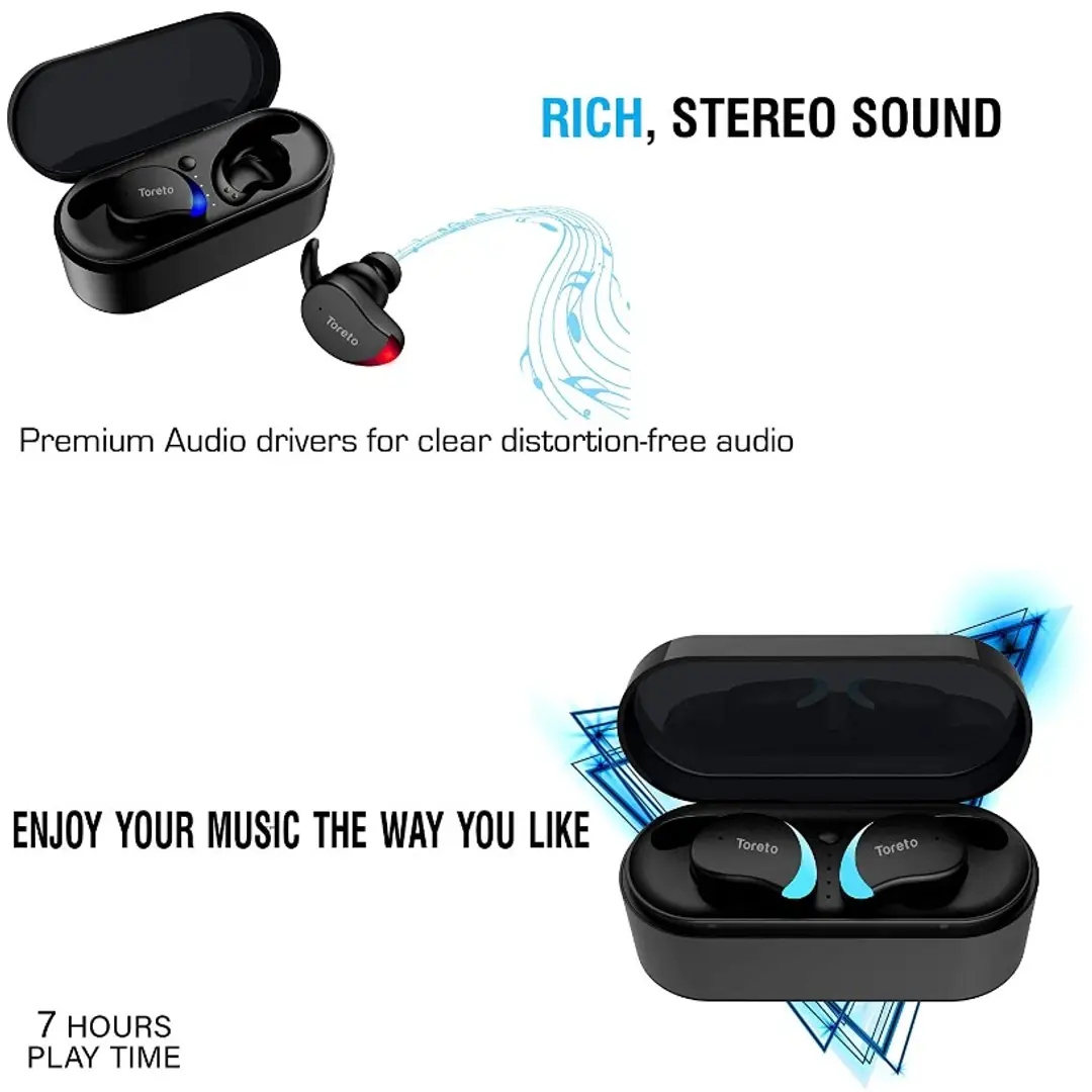 Toreto wireless earphone hot sale