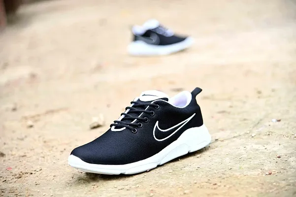 nike elegant white ultra lite mesh sports shoes