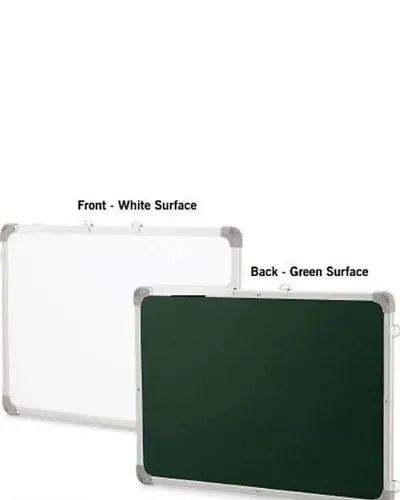 WHITEBOARD 1.5X2 FEET ONE SIDE WHITEBOARD SURFACE AND REVERSE SIDE IS GREEN BOARD SURFACE
