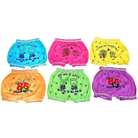 Girls Boys and Kids Pure Cotton Cartoon Printed Inner Underwear Panty  Bloomers Combo Pack of 5