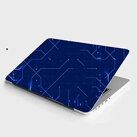 TRIOHOMES-Art Full Pannel Laptop Skin for Acer Asus Lenovo Dell HP Apple Laptop Upto 16 Inch - HD Printed Vinyl Laptop Stickers for All Laptops (Network Design)