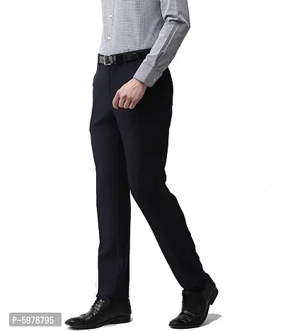 Men's Slim Fit Formal Dress Pants - Temu