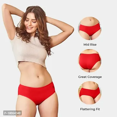 Red panties for women