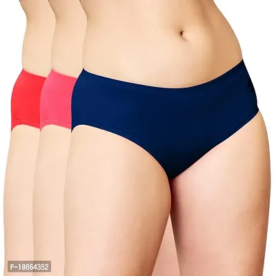 Buy V2 FASHION Women's Multi Colors Cotton Panties Combo - (Pack of 3)  (2XL) at