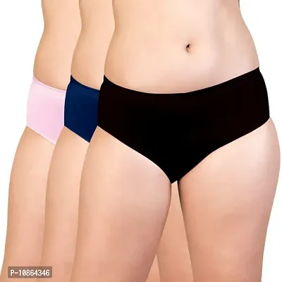 Buy Kalyani Mid Rise Hipster Panties Pack of 3