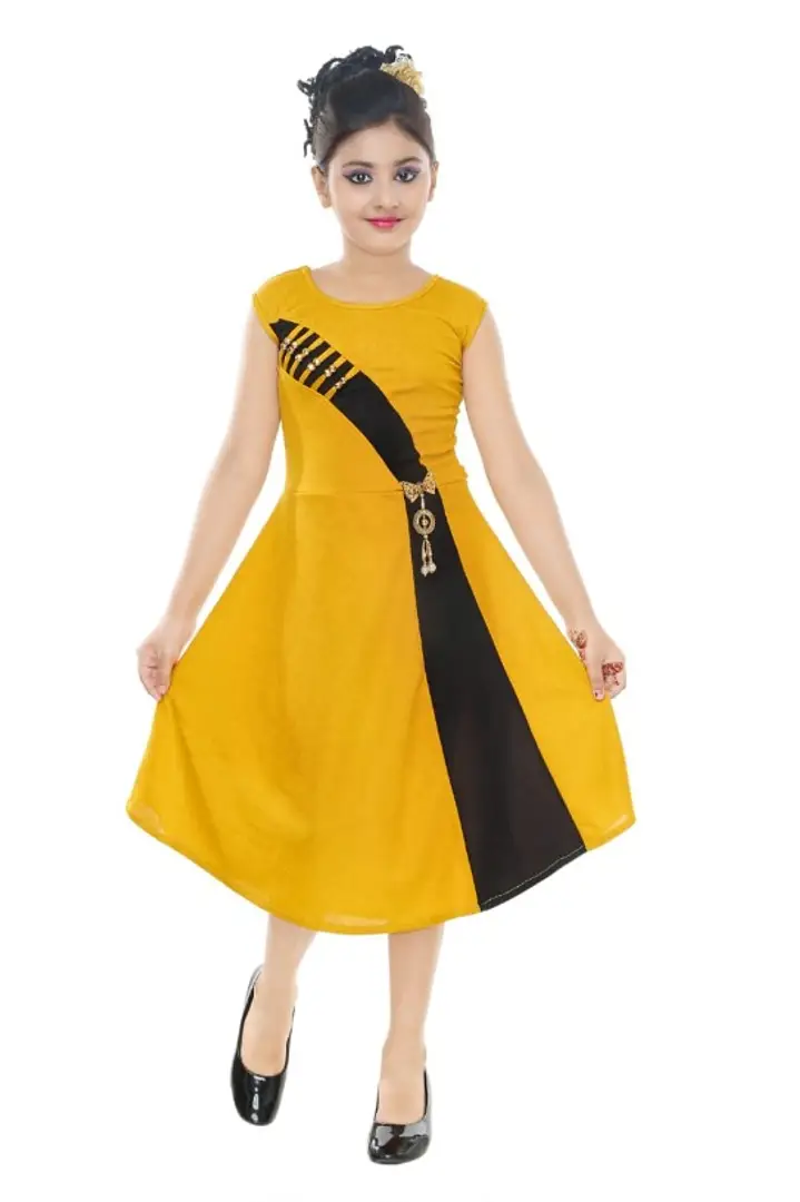 Yellow dress for 4 year girl top