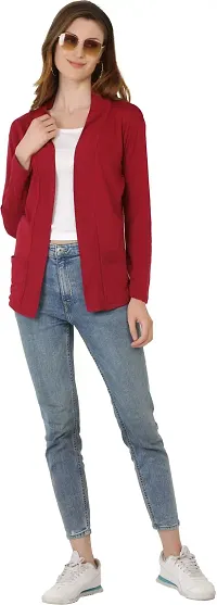 Solid Casual wear Shrug for Women