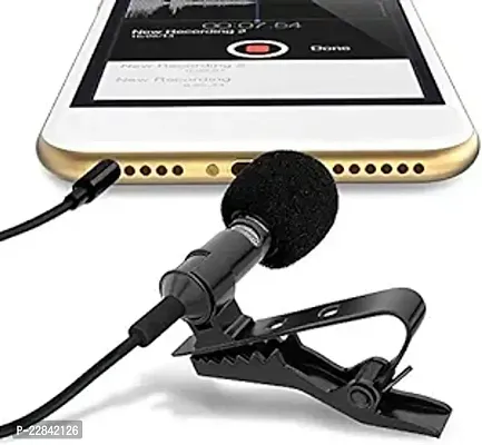Microphone for YouTube Video Recording 3.5mm Clip on Microphone for Smartphones, YouTube,Teaching and Speaking, Studio, Noise Cancelling Mic PoP Voice