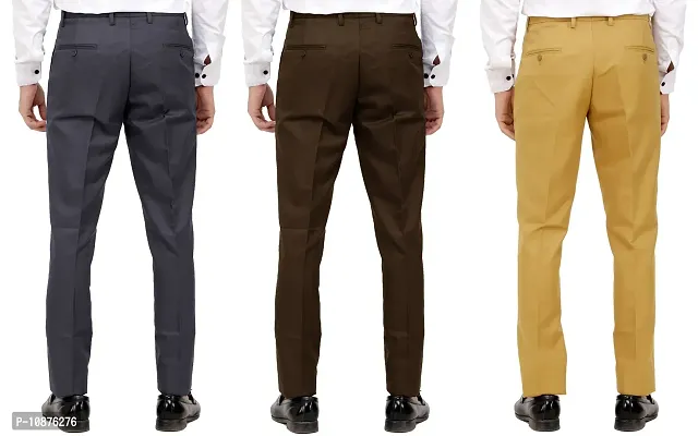 MEN'S BROWN PLEATED DRESS PANTS SLACKS TROUSERS BROWN BELT CUFFED BOTTOMS |  eBay