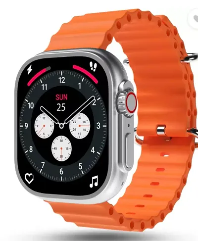 T 800 Ultra Series Biggest Display Smart Watch with Bluetooth Calling Voice Assistant 123 Sports Modes