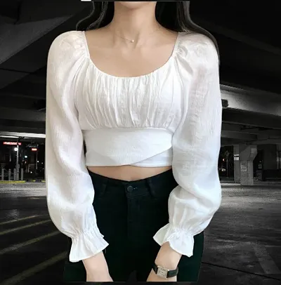 RAABTA PASTEL SINGLE COLD SHOULDER WITH BLACK ONE SIDE KNOTES