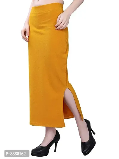 Buy BUYONN Women Yellow Spandex Saree Shapewear (S) Online at Best