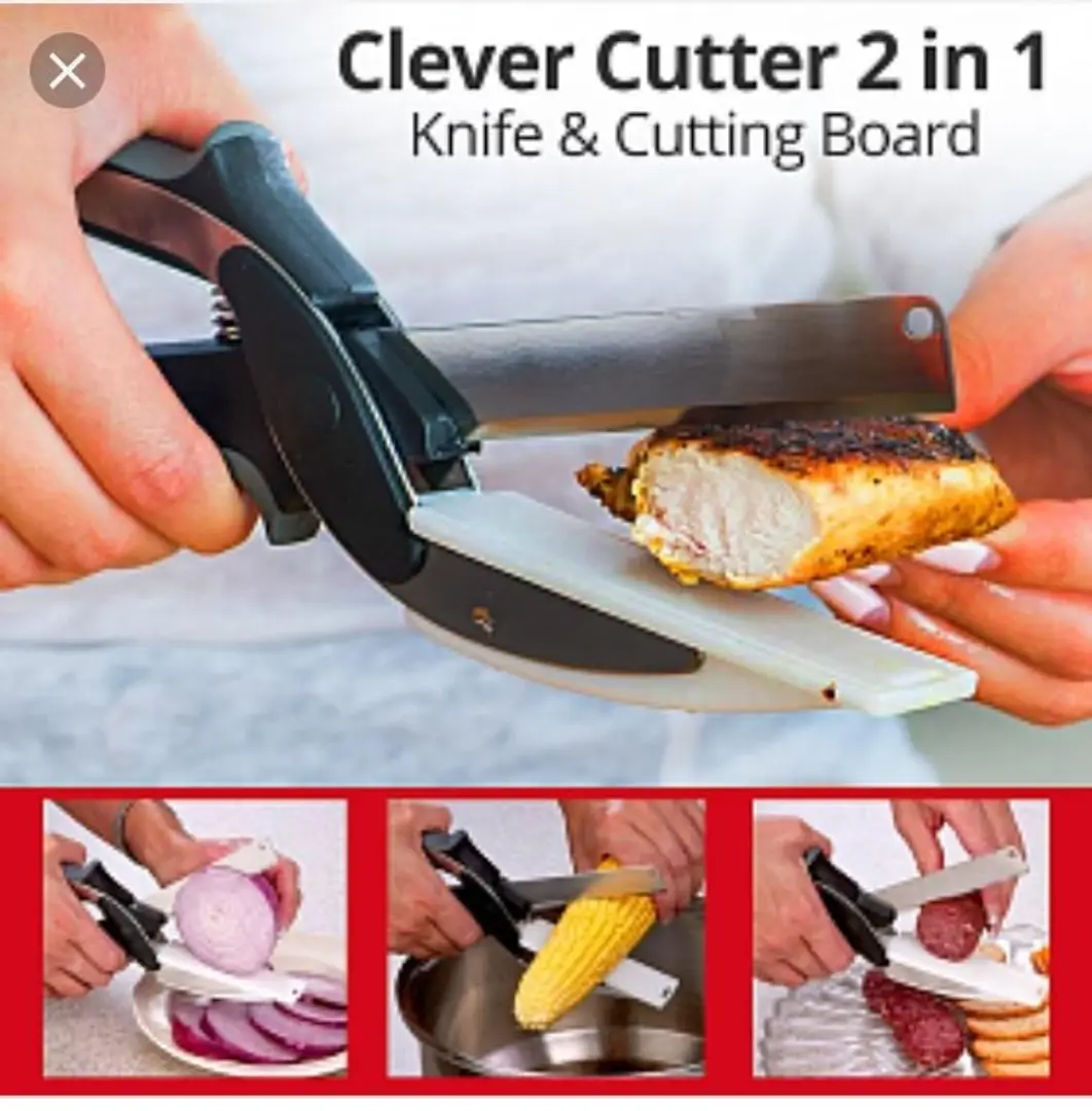 2 in 1 Clever Cutter (Food Chopper/Chopping Board)