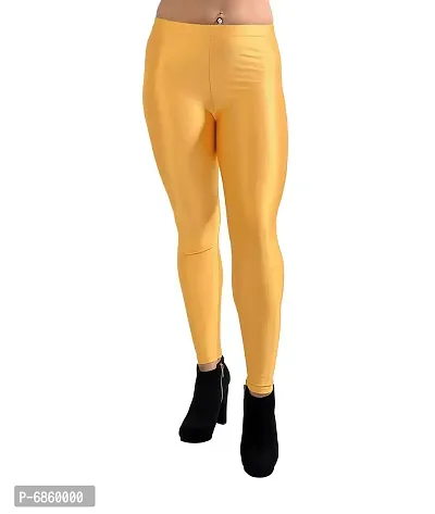 Buy Stylish Light Golden Colour Shiny Shimmer Shining Leggings Gold Pencil  Pant for Women and Girls (Free Size, 26 To 32 inch) Online In India At  Discounted Prices