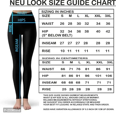 Buy Neu Look Gym wear Leggings Ankle Length Workout Stretchable Tights  Active wear High Waist Sports Fitness Yoga Track Pants for Girls Women  Online In India At Discounted Prices