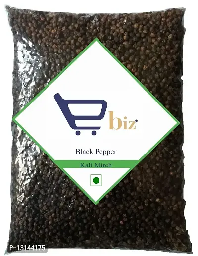 eBiz Organic Black Pepper Whole 250g | 100% Pure Black Pepper Seeds | Sabut Kali Mirch?(250 g)-thumb0