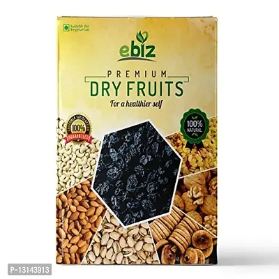 eBiz Premium Afghani Fresh Seedless Black Raisins Raisins | Dry Grapes Kali Kismish | Healthy Routine Diet Kaali Dakh (500g)