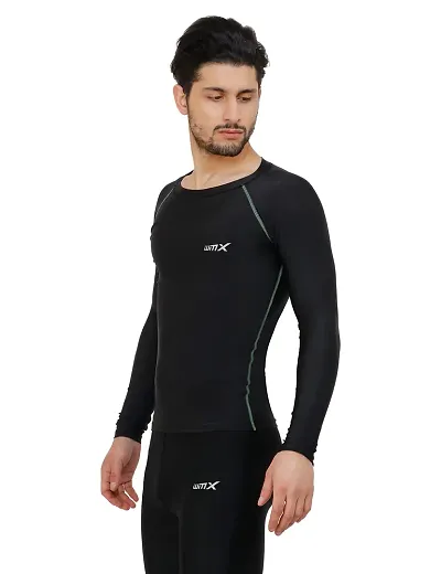 Buy NEVER LOSE Men's Compression Ultima T-Shirt Top Skin Tights Fit Lycra  Inner Wear Full Sleeve for Gym Cricket Football Badminton Sports Online In  India At Discounted Prices